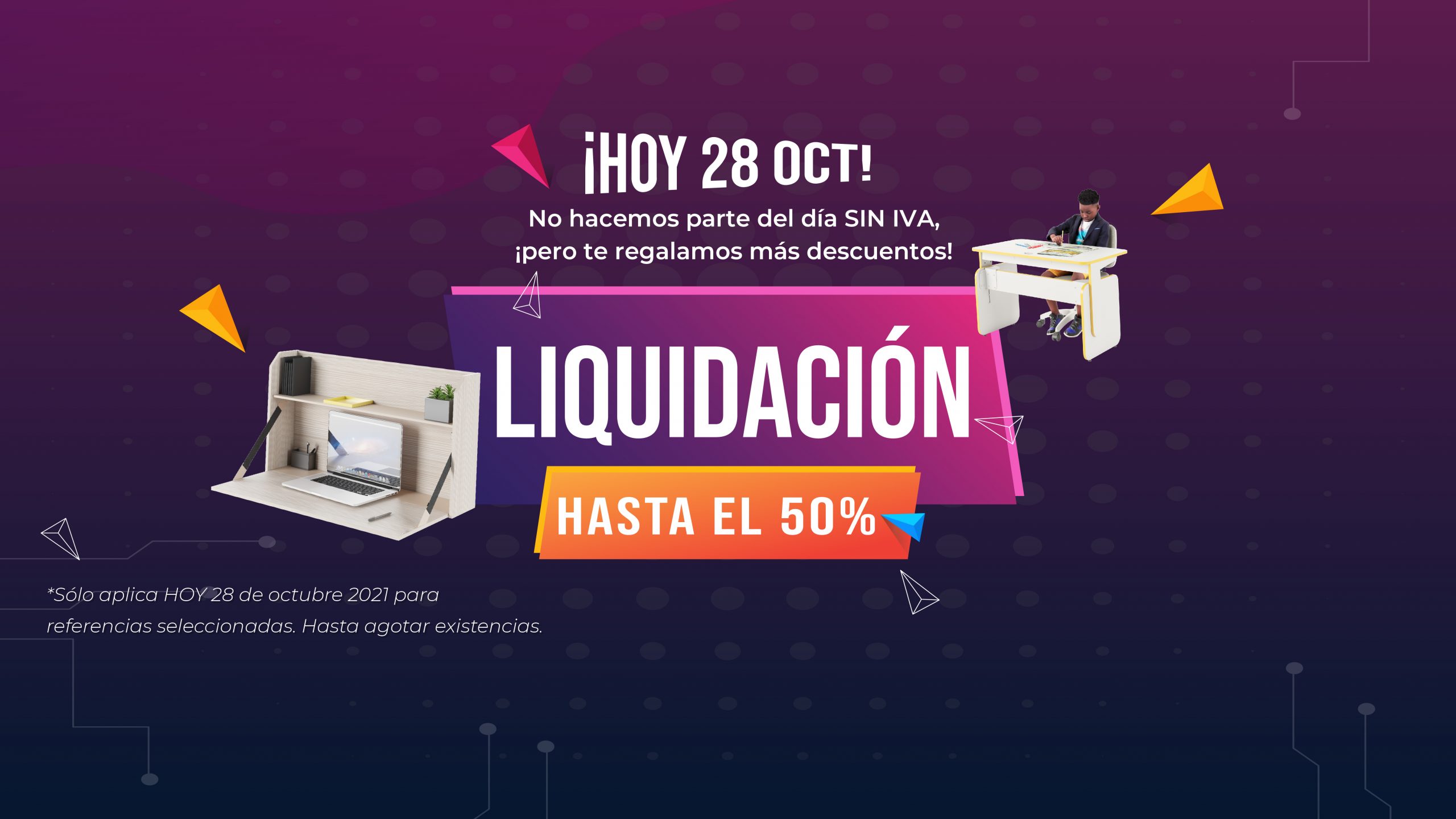 1 Oferta 28-oct_Banner copia Mepal Tienda Liquidación sillas muebles escritorios dia sin iva oferta promocion