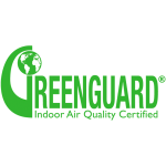 Greenguard: Certificación internacional para productos que controlan las emisiones contaminantes en interiores (portafolio Okamura).