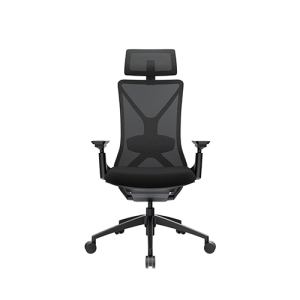 Silla Flex Presidente Negra Mepal Carvajal Espacios Vista Frontal