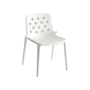 Silla Multipropósito Isidora Blanca Mepal Carvajal Espacios Vista Frontal