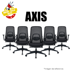 Combo Set X5 Silla Axis Mepal Carvajal Espacios Vista Frontal