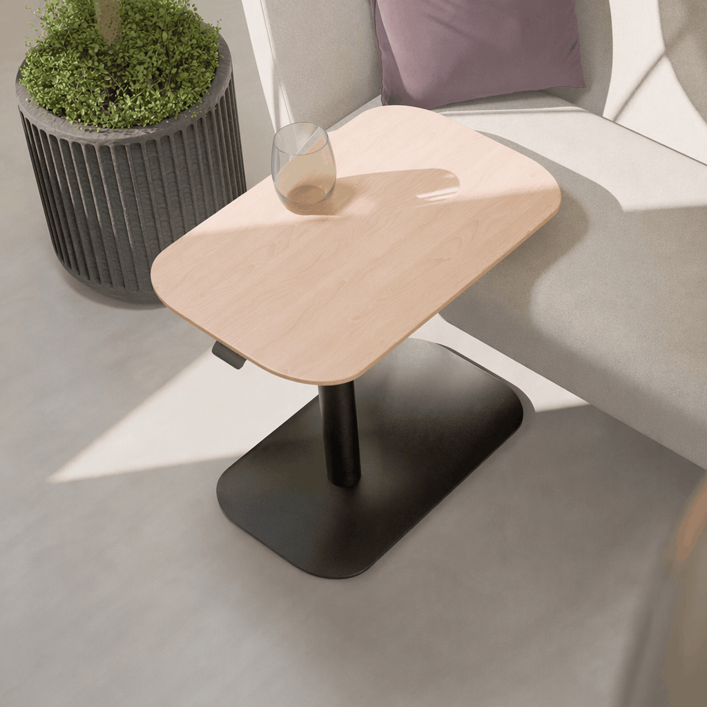 Mesa auxiliar neumática rectangular tipo Madera Mepal Carvajal Espacios